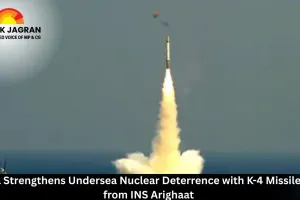  India Strengthens Undersea Nuclear Deterrence with K-4 Missile Test from INS Arighaat