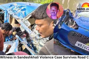 Key Witness in Sandeshkhali Violence Case Survives Road Crash; Son and Driver Killed, Family Alleges Murder Plot