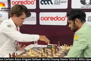  Magnus Carlsen Arjun Erigaisi Defeat: World Champ Slams Table in Blitz Upset Fury