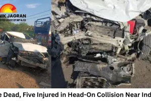 One Dead, Five Injured in Head-On Collision Near Indore