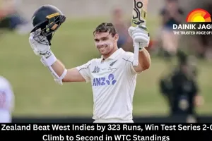  New Zealand Beat West Indies by 323 Runs, Win Test Series 2-0 and Climb to Second in WTC Standings
