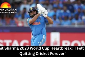  Rohit Sharma 2023 World Cup Heartbreak: 'I Felt Like Quitting Cricket Forever'