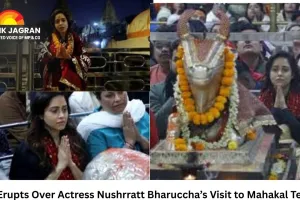 Row Erupts Over Actress Nushrratt Bharuccha’s Visit to Mahakal Temple; Cleric Objects, Saints Push Back