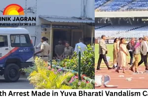 Sixth Arrest Made in Yuva Bharati Vandalism Case; SIT Inspects Stadium as Opposition Steps Up Protest