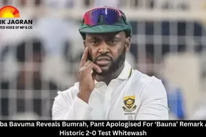  Temba Bavuma Reveals Bumrah, Pant Apologised For ‘Bauna’ Remark After Historic 2-0 Test Whitewash