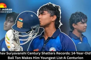 Vaibhav Suryavanshi Century Shatters Records: 14-Year-Old's 36-Ball Ton Makes Him Youngest List-A Centurion