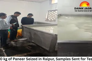 1,700 kg of Paneer Seized in Raipur, Samples Sent for Testing; 9,700 kg of Adulterated Paneer and Fake Khoya Confiscated in 2025