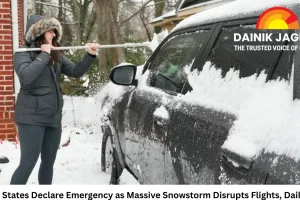 15 US States Declare Emergency as Massive Snowstorm Disrupts Flights, Daily Life