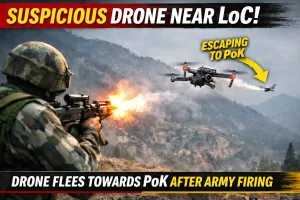 Suspicious Drone Sighted Near LoC in Rajouri, Flees Towards PoK After Army Fire; Second Incident in Three Days