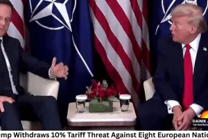 Trump Withdraws 10% Tariff Threat Against Eight European Nations After Greenland Talks with NATO Chief