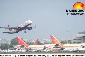 Air India Cancels Raipur–Delhi Flights Till January 26 Due to Republic Day Security Measures