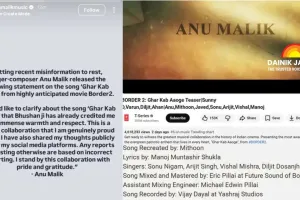 Anu Malik Clarifies ‘Ghar Kab Aaoge’ Credit Row, Dismisses Claims of Dispute With Border 2 Makers