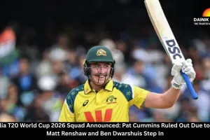 Australia T20 World Cup 2026 Squad Announced: Pat Cummins Ruled Out Due to Injury, Matt Renshaw and Ben Dwarshuis Step In