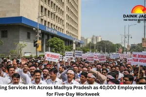 Banking Services Hit Across Madhya Pradesh as 40,000 Employees Strike for Five-Day Workweek