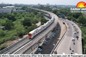 Bhopal Metro Sees Low Ridership After One Month, Averages Just 30 Passengers per Trip