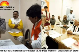 BJP Introduces Ministerial Duty Roster to Address Workers’ Grievances at State Office