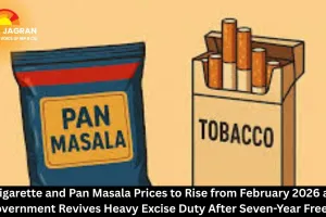 Cigarette and Pan Masala Prices to Rise from February 2026 as Government Revives Heavy Excise Duty After Seven-Year Freeze