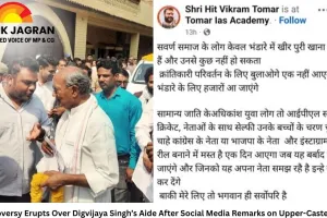 Controversy Erupts Over Digvijaya Singh’s Aide After Social Media Remarks on Upper-Caste Youth