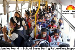 Deficiencies Found in School Buses During Raipur-Durg Inspection; Rs 50,900 in Fines Collected