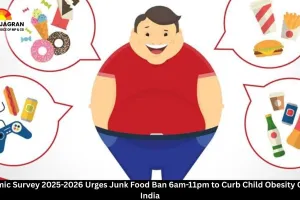 Economic Survey 2025-2026 Urges Junk Food Ban 6am-11pm to Curb Child Obesity Crisis in India