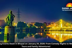 Exciting Events Await in Bhopal on January 24, 2026: From Comedy Nights to Wellness Tours and Family Adventures!