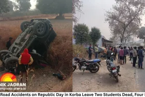 Four Road Accidents on Republic Day in Korba Leave Two Students Dead, Four Injured