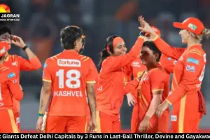 Gujarat Giants Defeat Delhi Capitals by 3 Runs in Last-Ball Thriller, Devine and Gayakwad Shine