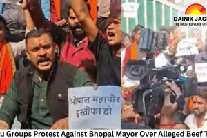 Hindu Groups Protest Against Bhopal Mayor Over Alleged Beef Trade, Demand Resignation