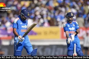  IND vs NZ 2nd ODI: Rahul’s Gritty Fifty Lifts India Past 200 as New Zealand Strike Back