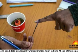 Shiv Sena Candidate Swallows Rival’s Nomination Form in Pune Ahead of Municipal Polls