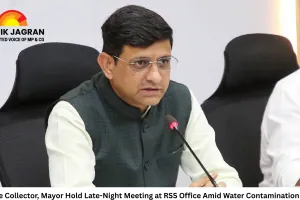 Indore Collector, Mayor Hold Late-Night Meeting at RSS Office Amid Water Contamination Crisis