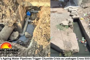 Indore’s Ageing Water Pipelines Trigger Citywide Crisis as Leakages Cross 500 Points