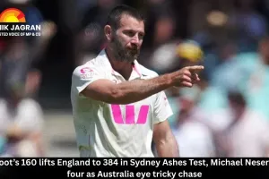 Joe Root’s 160 lifts England to 384 in Sydney Ashes Test, Michael Neser takes four as Australia eye tricky chase