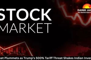  Market Plummets as Trump’s 500% Tariff Threat Shakes Indian Investors