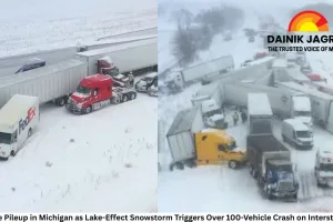Massive Pileup in Michigan as Lake-Effect Snowstorm Triggers Over 100-Vehicle Crash on Interstate 196