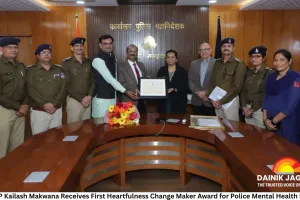 MP DGP Kailash Makwana Receives First Heartfulness Change Maker Award for Police Mental Health Initiative