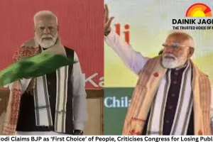 PM Modi Claims BJP as ‘First Choice’ of People, Criticises Congress for Losing Public Trust