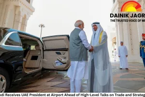 PM Modi Receives UAE President at Airport Ahead of High-Level Talks on Trade and Strategic Ties