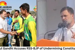 Rahul Gandhi Accuses RSS-BJP of Undermining Constitution, Alleges Govt Favouring Big Corporates