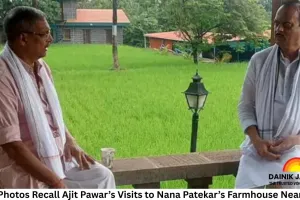 Rare Photos Recall Ajit Pawar’s Visits to Nana Patekar’s Farmhouse Near Pune