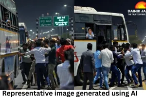 Bus Stopped on NH-44, Driver Dragged Out and Brutally Beaten; Fourth Such Attack in Morena in 15 Days