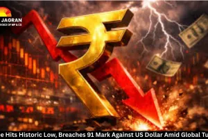 Rupee Hits Historic Low, Breaches 91 Mark Against US Dollar Amid Global Turmoil