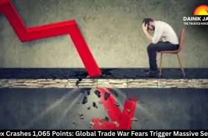 Sensex Crashes 1,065 Points: Global Trade War Fears Trigger Massive Sell-Off