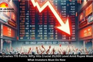  Sensex Crashes 770 Points: Nifty Hits Crucial 25,000 Level Amid Rupee Weakness – What Investors Must Do Now