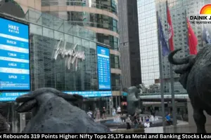 Sensex Rebounds 319 Points Higher: Nifty Tops 25,175 as Metal and Banking Stocks Lead Rally