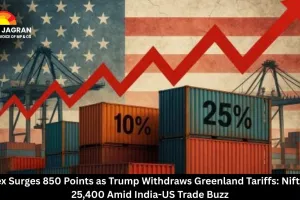 Sensex Surges 850 Points as Trump Withdraws Greenland Tariffs: Nifty Hits 25,400 Amid India-US Trade Buzz