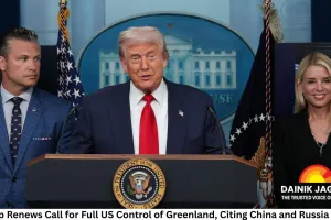 Trump Renews Call for Full US Control of Greenland, Citing China and Russia Threat