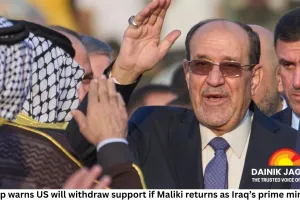 Trump warns US will withdraw support if Maliki returns as Iraq’s prime minister