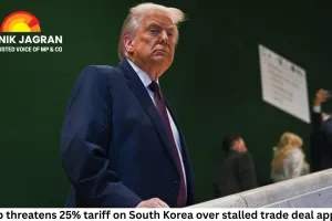 Trump threatens 25% tariff on South Korea over stalled trade deal approval