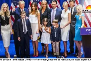 Trump’s Second Term Raises Conflict-of-Interest Questions as Family Businesses Expand Abroad, NYT Report Says